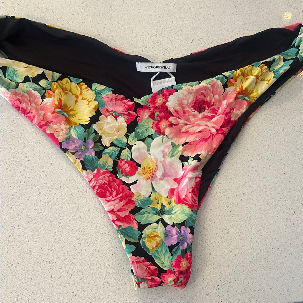 WeWoreWhat Floral Bikini Bottom - Multicolor